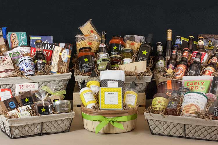 HAPPY HOLIDAYS Gift Basket  Chocolate Covered Gluten Free