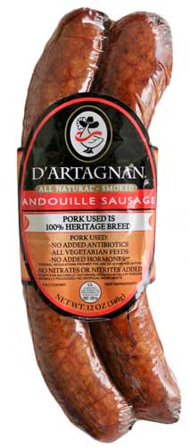 D’Artagnan Andouille Sausage