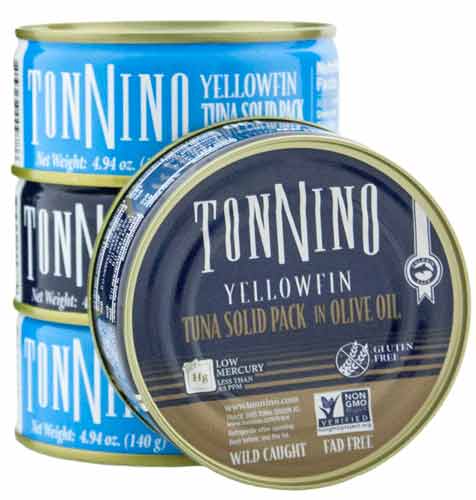 Tonnino<br>Canned Yellowfin Tuna Tonnino<br>Canned Yellowfin Tuna