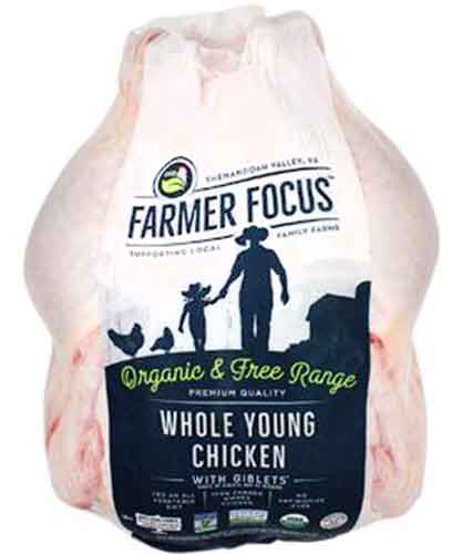 Farmer Focus Organic Whole Chickens