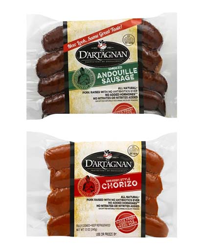 D’Artagnan Andouille Sausage & Chorizo