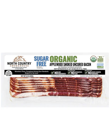 North Country<br>Organic Applewood Smoked Bacon 