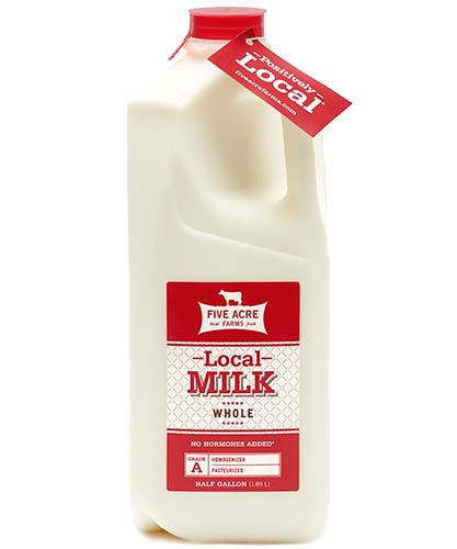 Five Acre Farms Half-Gallon Milk