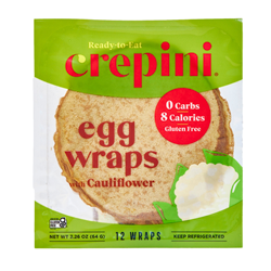 Crepini<BR>Egg Wraps with Cauliflower Crepini<BR>Egg Wraps with Cauliflower